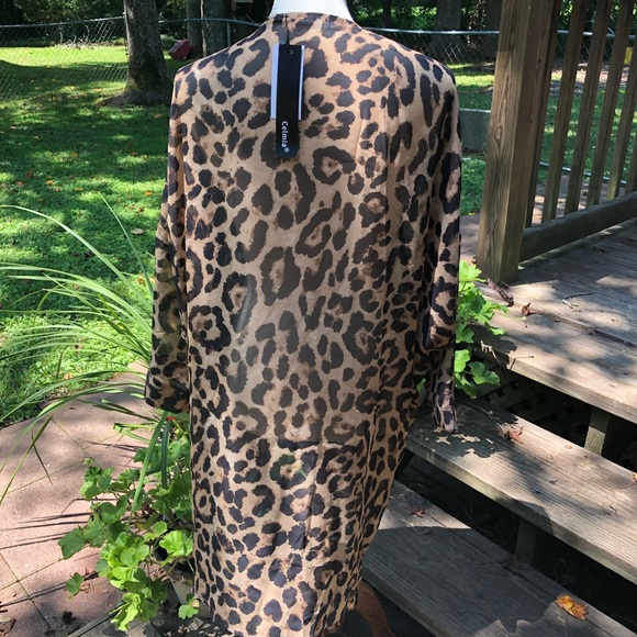 Sale Leopard print cardigan/kimono last one - Picture 6 of 8